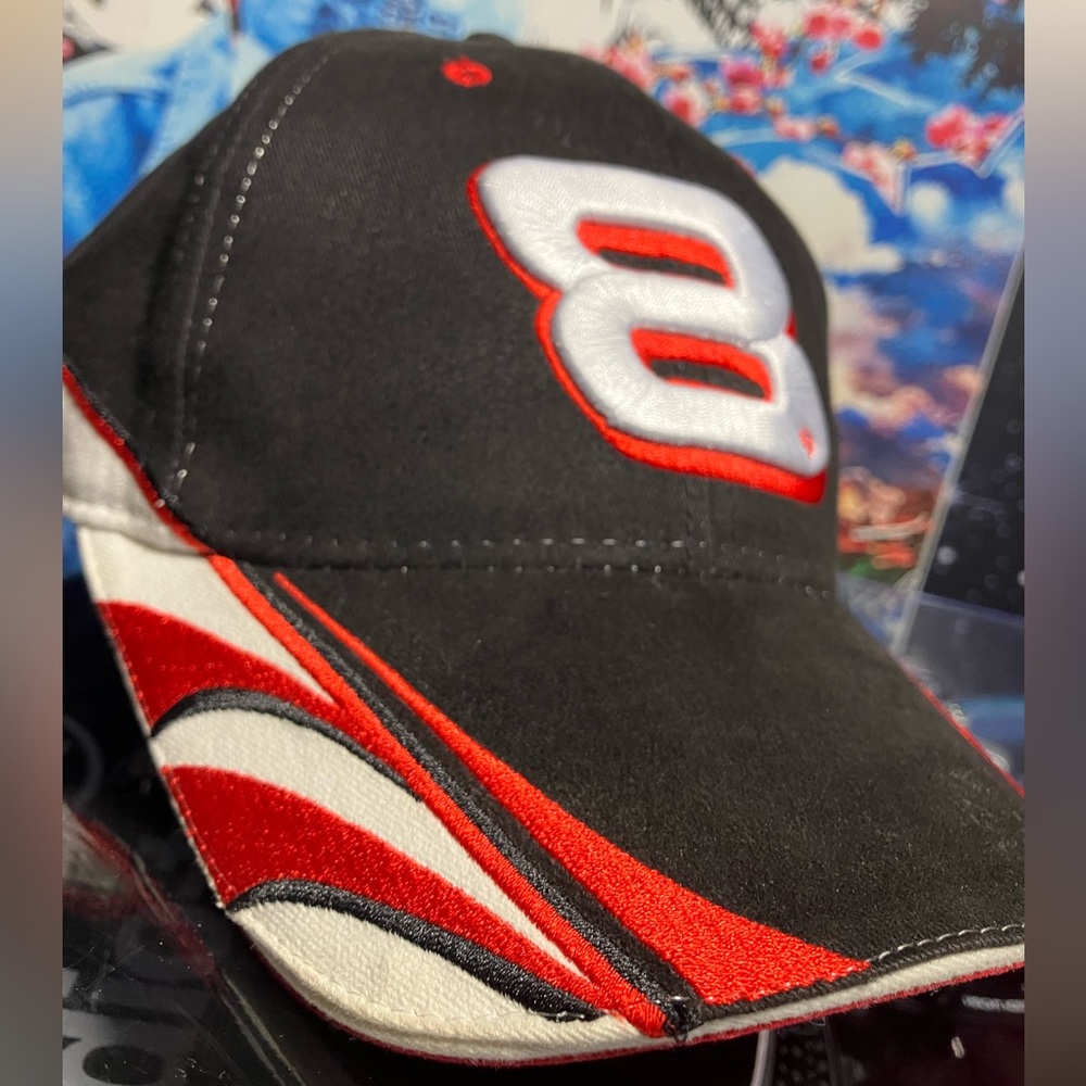 Dale Jr. Chase Authentics Nascar Black and Red Racing Hat